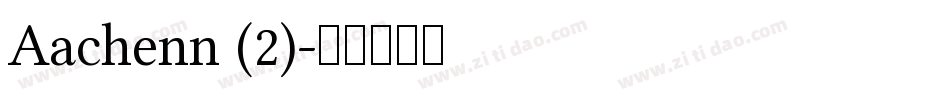 Aachenn (2)字体转换